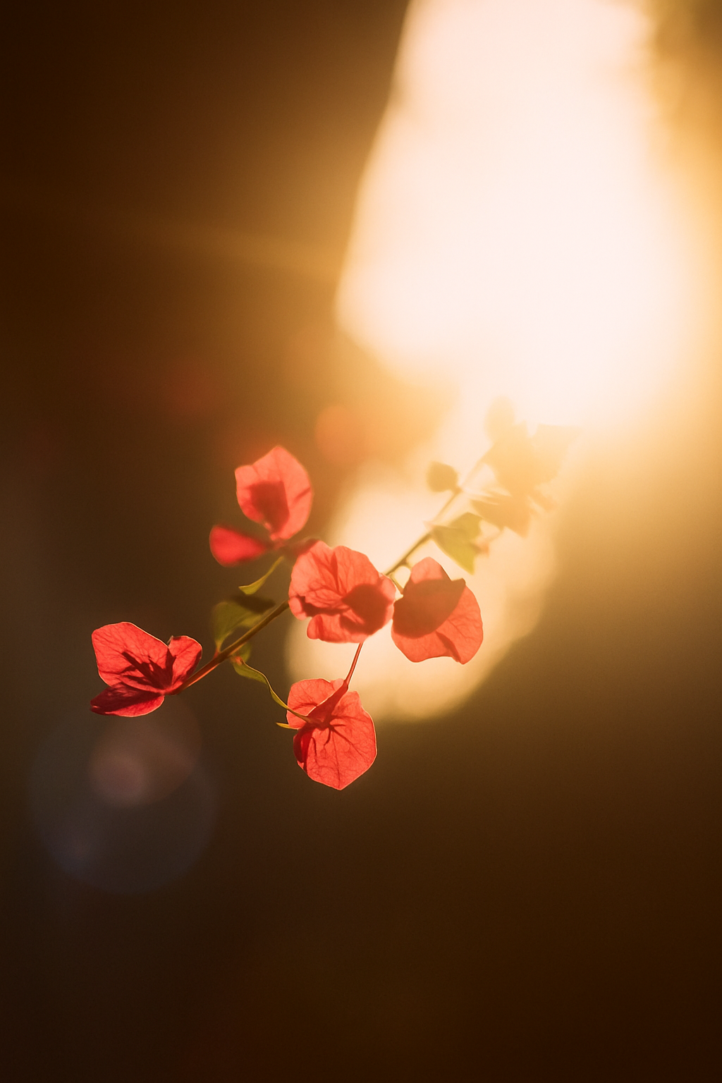 The sun touched everything it loved— and for a moment, even the petals remembered how to feel alive. 